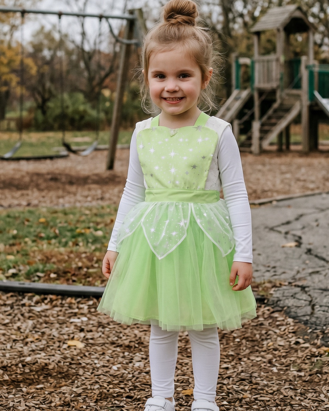 Delantal de princesa en invierno — Algodón D' Azúcar